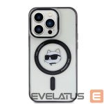 Tagakaaned Karl Lagerfeld  Karl Lagerfeld IML Choupette's Head MagSafe case for iPhone 15 Pro - transparent 