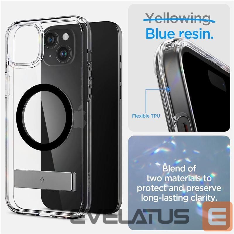 Tagakaaned Spigen Transparent || Black
