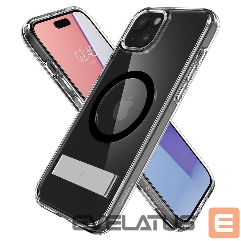 Tagakaaned Spigen Transparent || Black