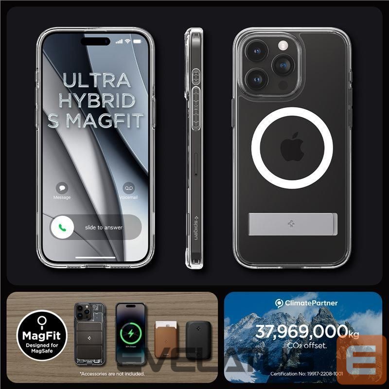 Tagakaaned Spigen Transparent || White