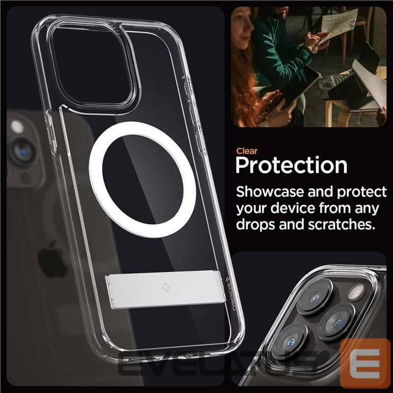 Tagakaaned Spigen Transparent || White