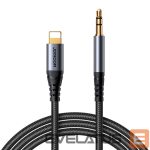 Muu Joyroom  Black \ Lightning (male) || mini jack 3.5 mm (male) \ 1.2 m 