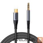 Kaabel Joyroom  Joyroom Audio Transfer Series SY-A07 Mini Jack 3.5mm/USB-C Cable 1.2m - Black 