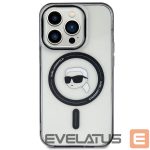 Tagakaaned Karl Lagerfeld  Karl Lagerfeld KLHMP15MHKHNOTK iPhone 15 Plus 6.7" transparent hardcase IML Karl`s Head MagSafe 