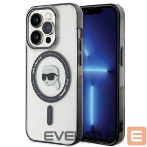 Tagakaaned Karl Lagerfeld  Karl Lagerfeld KLHMP15XHKHNOTK iPhone 15 Pro Max 6.7" transparent hardcase IML Karl`s Head MagSafe 