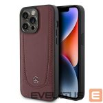 Tagakaaned Mercedes-Benz  Mercedes MEHCP15LARMRE iPhone 15 Pro 6.1" red/red hardcase Leather Urban Bengale 