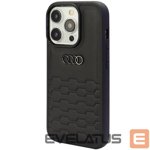 Tagakaaned Audi Audi GT Synthetic Leather case for iPhone 15 Pro - black
