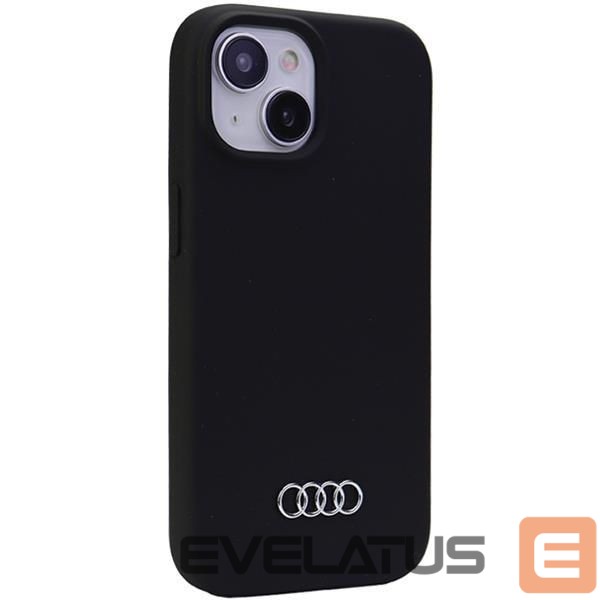 Tagakaaned Audi Audi Silicone Case for iPhone 15 - black