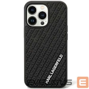 Tagakaaned Karl Lagerfeld  Karl Lagerfeld KLHCN613DMKRLK iPhone 11 / Xr 6.1" black/black hardcase 3D Rubber Multi Logo 