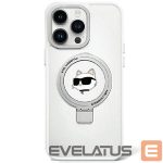 Tagakaaned Karl Lagerfeld  Karl Lagerfeld KLHMP15MHMRSCHH iPhone 15 Plus 6.7" white/white hardcase Ring Stand Choupette Head MagSafe 
