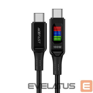 Kaabel Acefast  Acefast C7-03 USB-C USB-C 100W 1.2m cable with display - black 