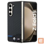 Tagakaaned BMW  BMW Leather Carbon case for Samsung Galaxy Z Fold 5 - black 