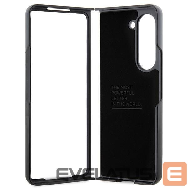 Tagakaaned BMW BMW Leather Carbon case for Samsung Galaxy Z Fold 5 - black