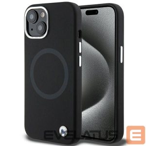Tagakaaned BMW  BMW Signature Liquid Silicone MagSafe case for iPhone 15 Plus - black 
