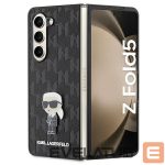 Tagakaaned Karl Lagerfeld  Karl Lagerfeld Saffiano Monogram Ikonik Pin case for Samsung Galaxy Z Fold 5 - black 