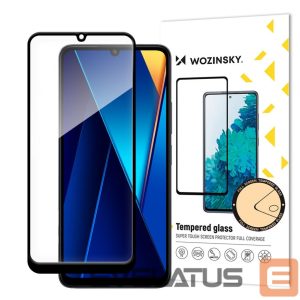Kaitseklaasid Hurtel  Wozinsky Full Glue Tempered Glass with Black Frame for Xiaomi POCO C65/Redmi 13C 