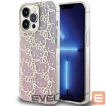 Tagakaaned Hello Kitty  Hello Kitty IML Gradient Electrop Crowded Kitty Head Case for iPhone 13 Pro Max - Pink 