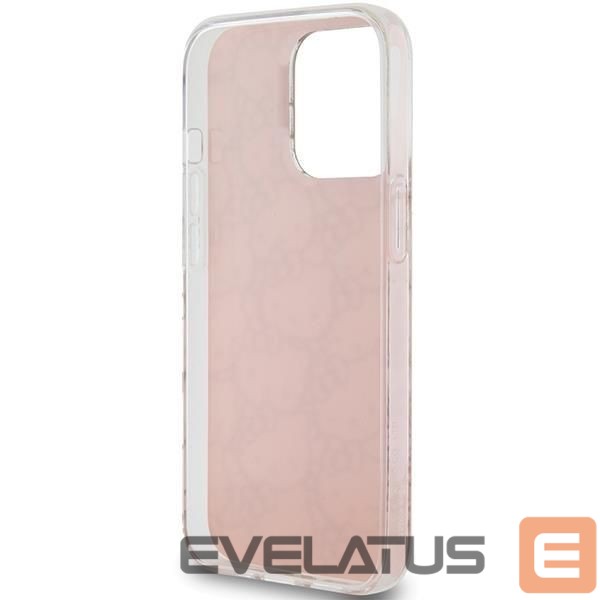 Tagakaaned Hello Kitty Hello Kitty IML Gradient Electrop Crowded Kitty Head Case for iPhone 14 Pro Max - Pink
