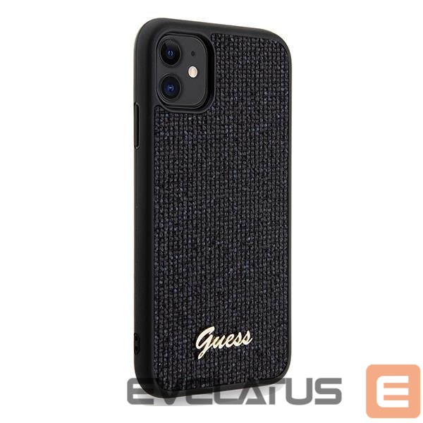 Tagakaaned Guess Guess Disco Metal Script case for iPhone 11 / Xr - black