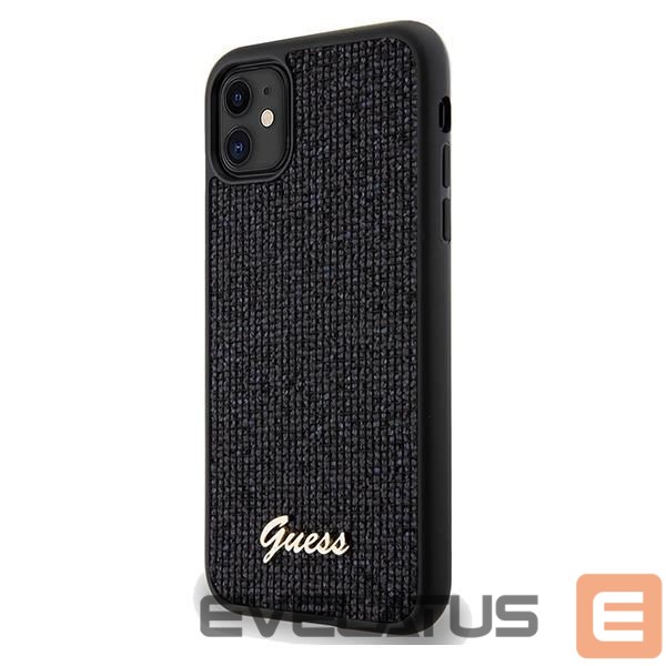 Tagakaaned Guess Guess Disco Metal Script case for iPhone 11 / Xr - black