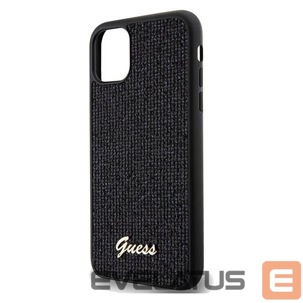 Tagakaaned Guess Guess Disco Metal Script case for iPhone 11 / Xr - black