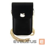Tagakaaned Hello Kitty  Hello Kitty Leather Metal Logo Chain bag - black 