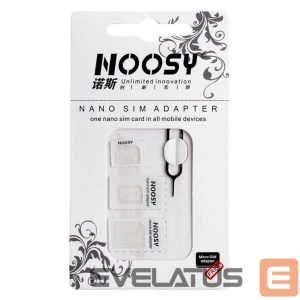 Muu Hurtel  Noosa SIM Card Adapter Set + Key - White 