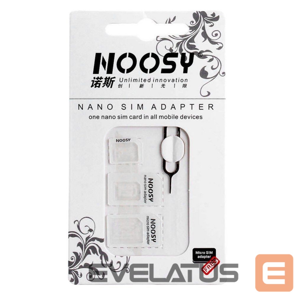 Muu Hurtel Noosa SIM Card Adapter Set + Key - White
