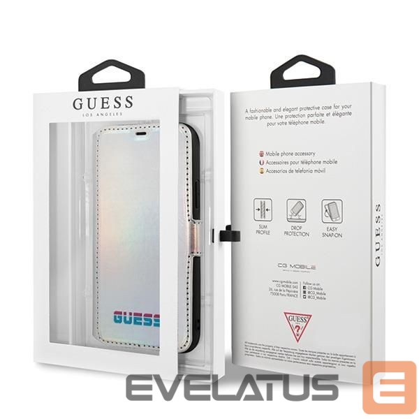Tagakaaned Guess Guess GUFLBKN65BLD iPhone 11 Pro Max silver/silver book Iridescent