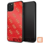 Tagakaaned Guess  Guess GUHCN654GGPRE iPhone 11 Pro Max red/red hard case 4G Double Layer Glitter