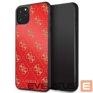 Tagakaaned Guess  Guess GUHCN654GGPRE iPhone 11 Pro Max red/red hard case 4G Double Layer Glitter