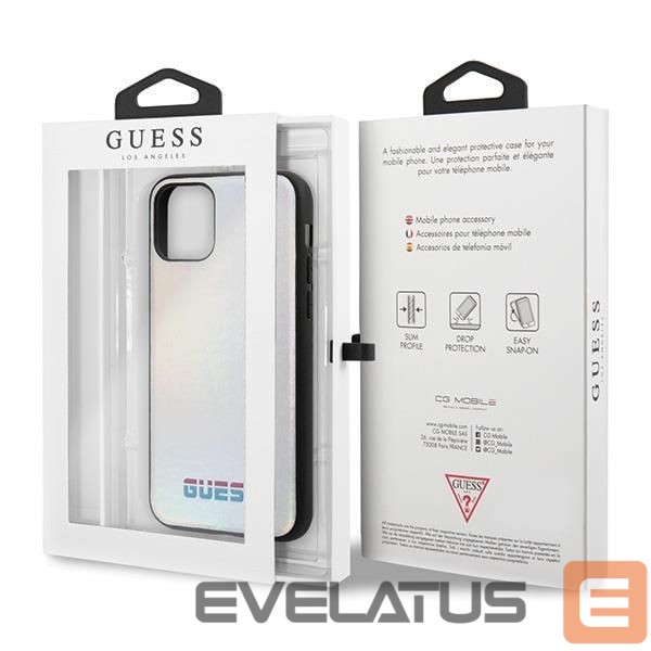 Tagakaaned Guess Guess GUHCN65BLD iPhone 11 Pro Max silver/silver hard case Iridescent