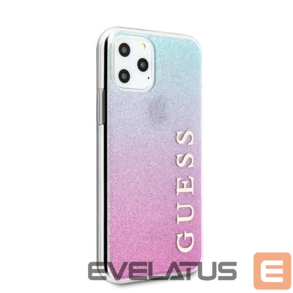 Tagakaaned Guess Guess GUHCN58PCUGLPBL iPhone 11 Pro rose blue/pink blue hard case Glitter Gradient