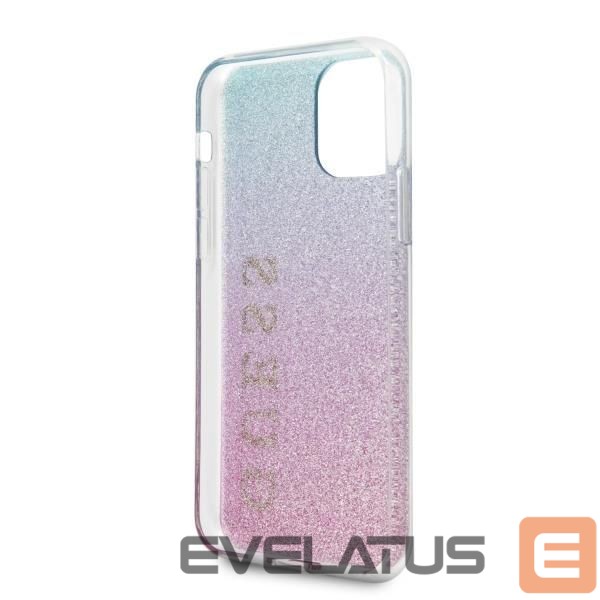 Tagakaaned Guess Guess GUHCN58PCUGLPBL iPhone 11 Pro rose blue/pink blue hard case Glitter Gradient