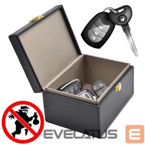 Muu telefoni lisavarustus Hurtel  Signal blocking chest Radio blocking Faraday Box for car keys smartphone black 