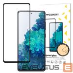 Kaitseklaasid Wozinsky - Wozinsky Tempered Glass Full Glue Super Tough Screen Protector Full Coveraged with Frame Case Friendly for Samsung Galaxy S20 FE black 