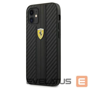 Tagakaaned Ferrari  Ferrari FESNECHCP12SBK iPhone 12 mini 5.4" black/black hardcase On Track PU Carbon
