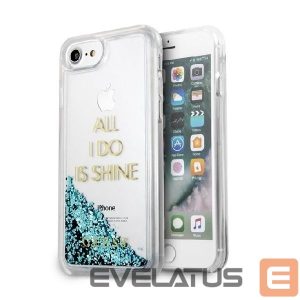 Tagakaaned Guess  Guess GUHCP7GLUQBL iPhone 6/7/8 /SE 2020 / SE 2022 blue/blue hard case Liquid Glitter Party