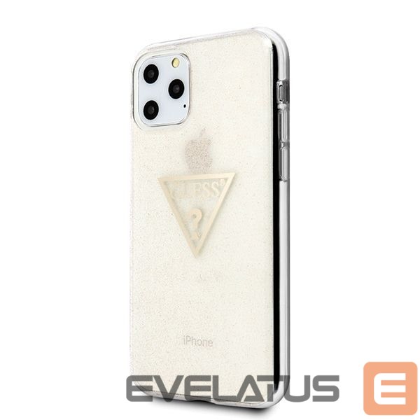Tagakaaned Guess Guess GUHCN58SGTLGO iPhone 11 Pro gold/gold hard case Glitter Triangle