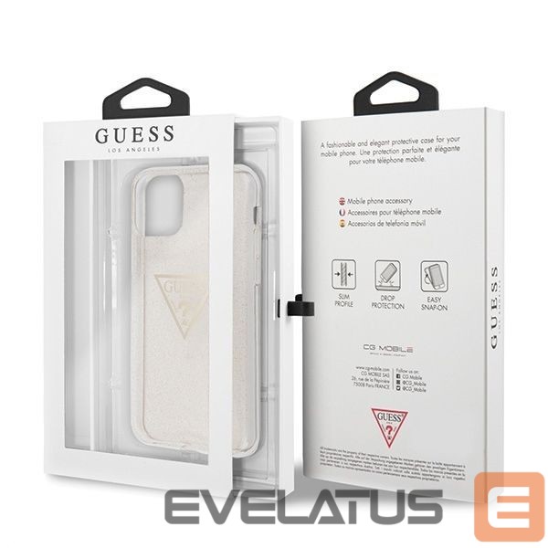 Tagakaaned Guess Guess GUHCN58SGTLGO iPhone 11 Pro gold/gold hard case Glitter Triangle