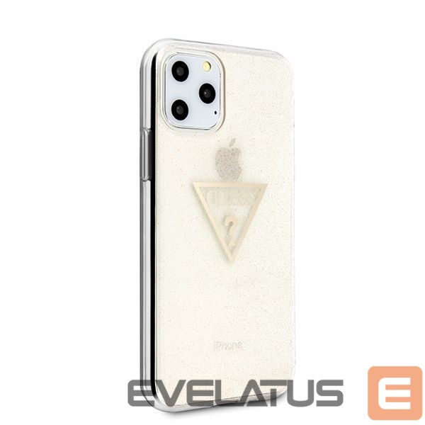 Tagakaaned Guess Guess GUHCN58SGTLGO iPhone 11 Pro gold/gold hard case Glitter Triangle