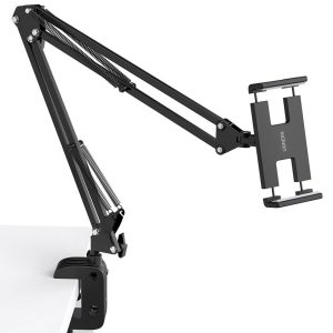Universaalne telefonihoidja (Popsocket) Ugreen  Folding Arm Desk Table Tripod Holder for Phone Tablet  (50394) LP142 Black Grey