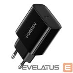 Adaptrid Ugreen  USB wall charger Type C 20W Power Delivery black (10191) Black
