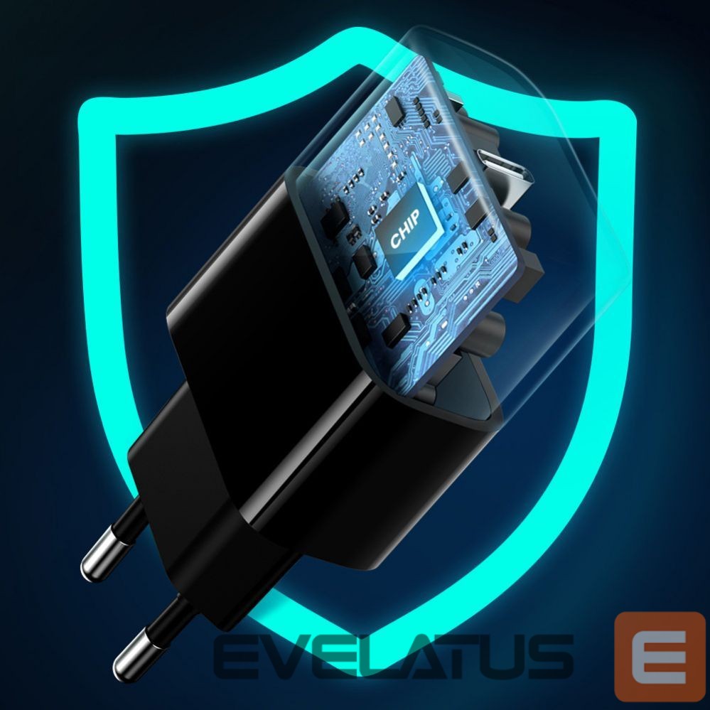 Adaptrid Ugreen USB wall charger Type C 20W Power Delivery black (10191) Black