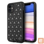 Tagakaaned Mercedes-Benz  Mercedes Silver Stars Pattern Case for iPhone 11 / Xr - Black 