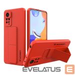 Tagakaaned Wozinsky  Wozinsky Kickstand Case silicone case with stand Xiaomi Redmi Note 11 Pro red 