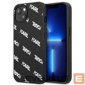 Tagakaaned Karl Lagerfeld  Karl Lagerfeld Allover Case for iPhone 13 mini - Black 
