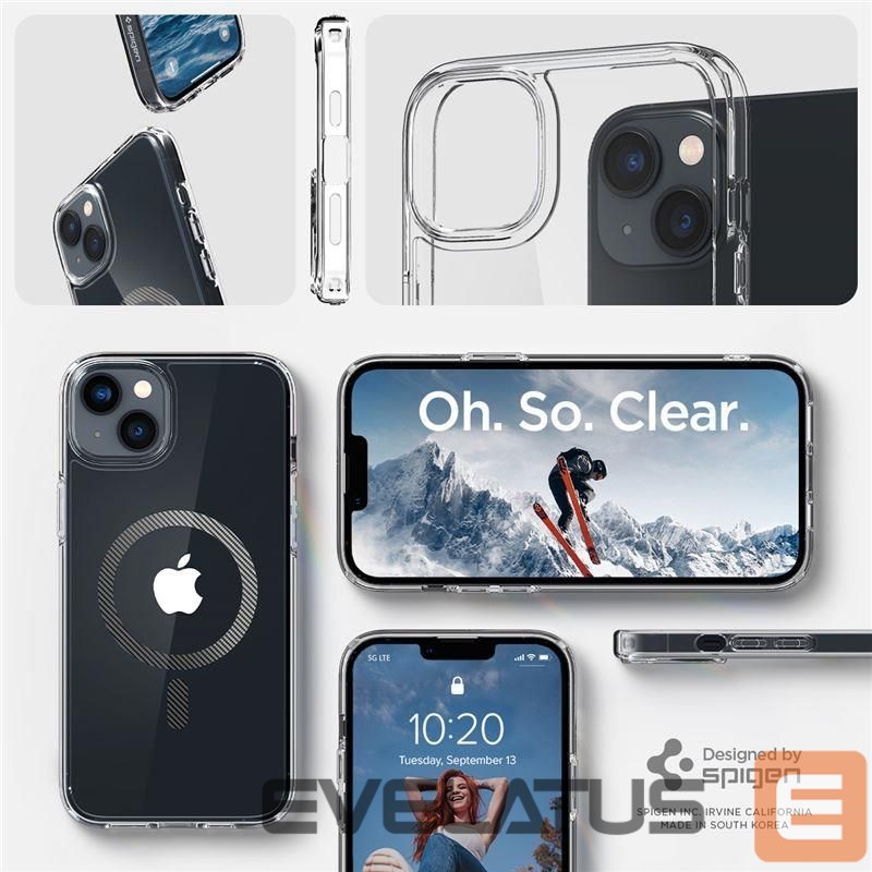 Tagakaaned Spigen Transparent || Gray