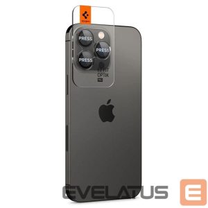 Kaitseklaasid Spigen  Spigen Glas.tR EZ Fit Optik Camera Protector for iPhone 14 Pro / Pro Max / 15 Pro / Pro Max / 16 Pro / Pro Max 17 Pro / 17 Pro Max - Black 2 pcs. 