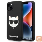 Tagakaaned Karl Lagerfeld  Karl Lagerfeld KLHMP14MSLCHBK iPhone 14 Plus 6.7 "hardcase black / black Silicone Choupette Head Magsafe 